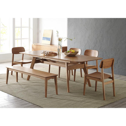 Currant 72 - 92" Extendable Dining Table, Caramelized