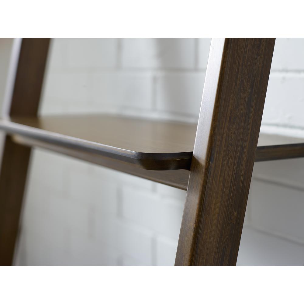 Currant Leaning Bookshelf, Black Walnut
