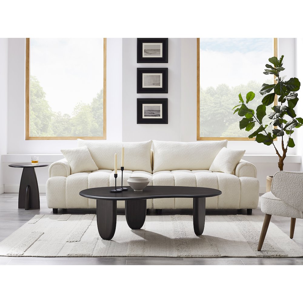 Zephyr Side Table, Caviar