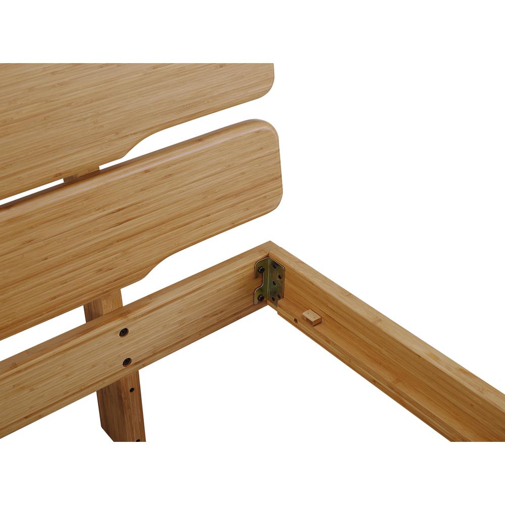 Currant Queen Platform Bed, Caramelized