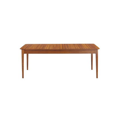 Erikka 110" Double-Leaves Extension Dining Table, Amber