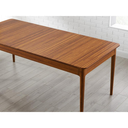 Erikka 110" Double-Leaves Extension Dining Table, Amber
