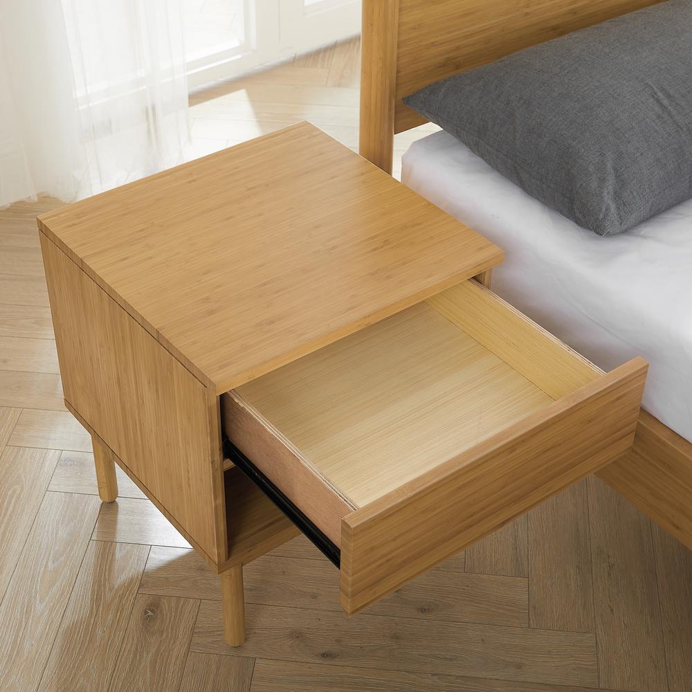 Ria 1 Drawer Nightstand, Caramelized