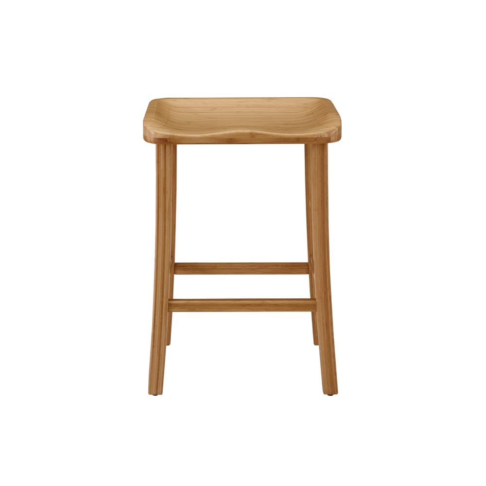 Tulip Bar Height Stool, Caramelized, (Set of 2)