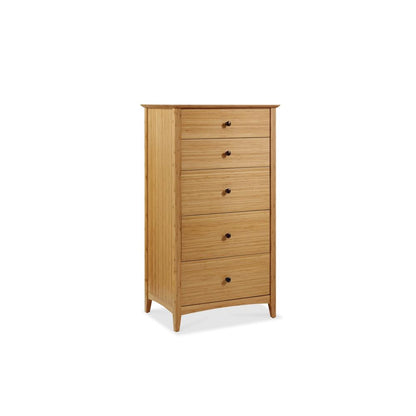 Willow Five Drawer Chest, Caramelized