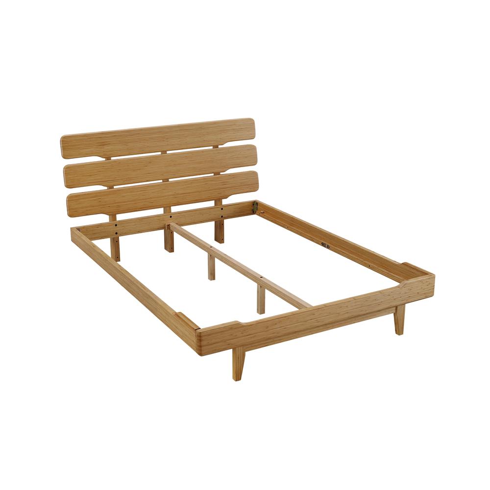 Currant Queen Platform Bed, Caramelized