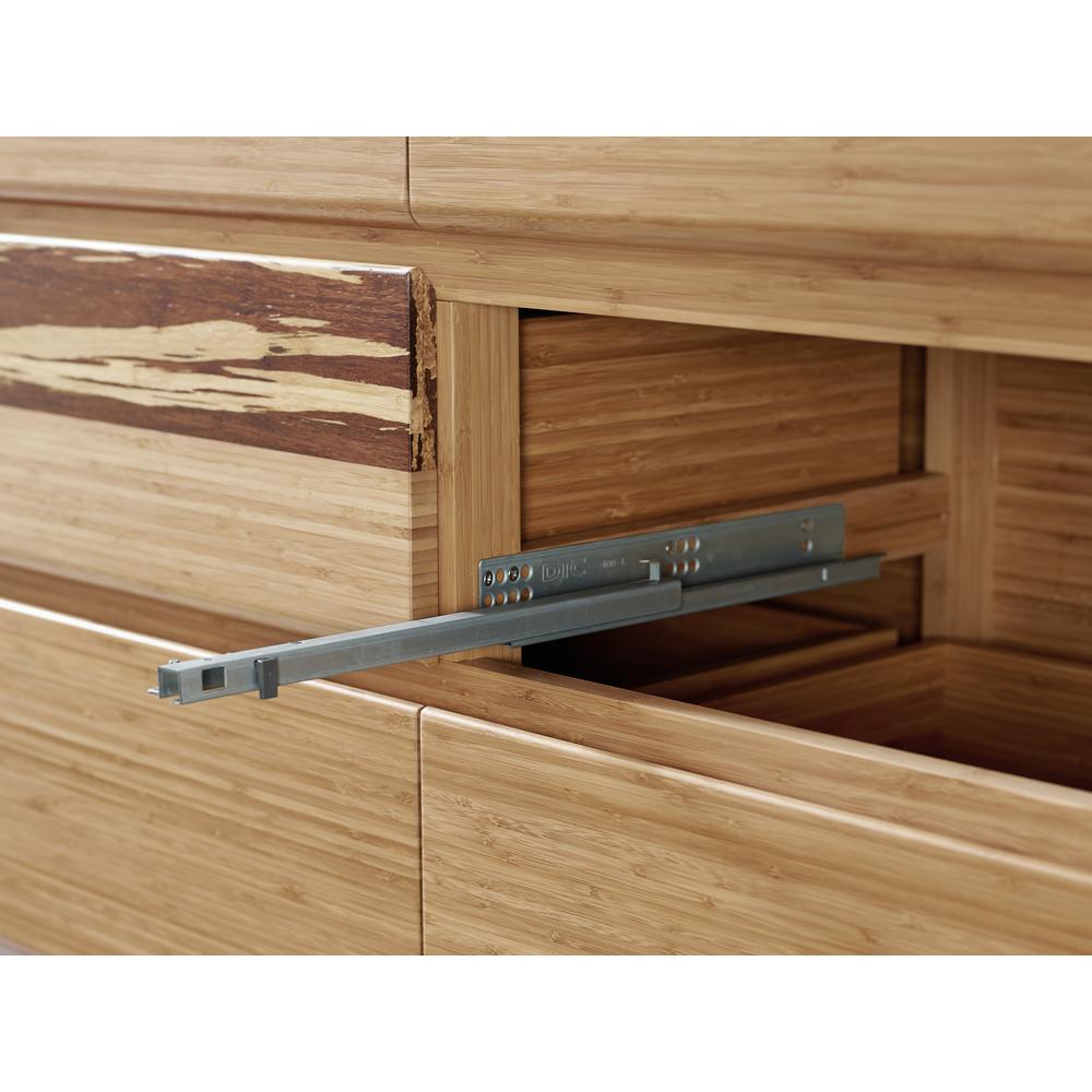 Azara Six Drawer Double Dresser, Caramelized