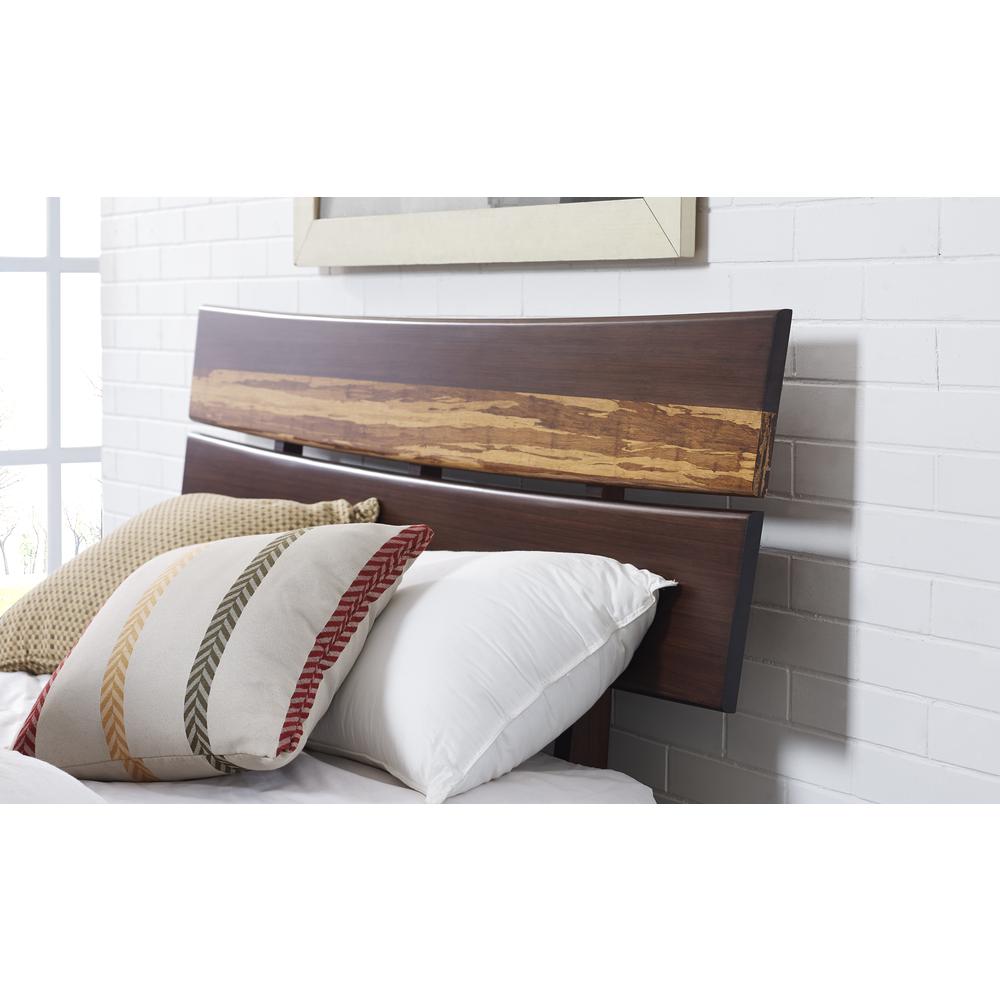 Azara California King Platform Bed, Sable