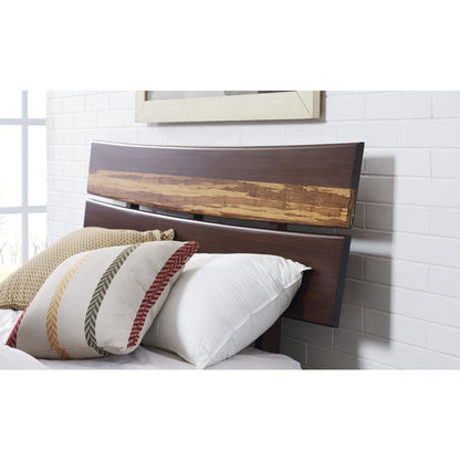 Azara California King Platform Bed, Sable