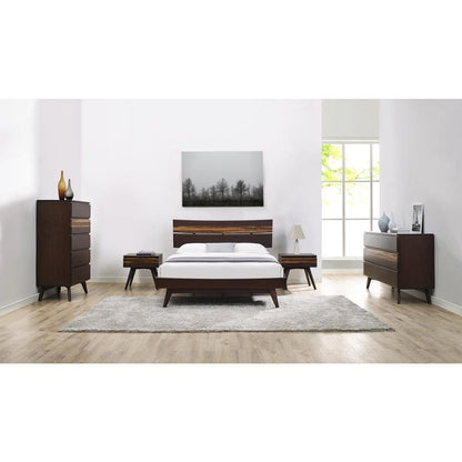 Azara Six Drawer Double Dresser, Sable