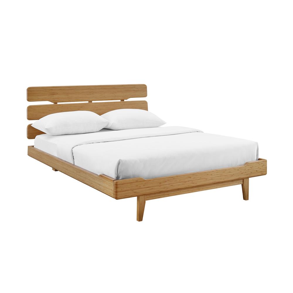 Currant Queen Platform Bed, Caramelized