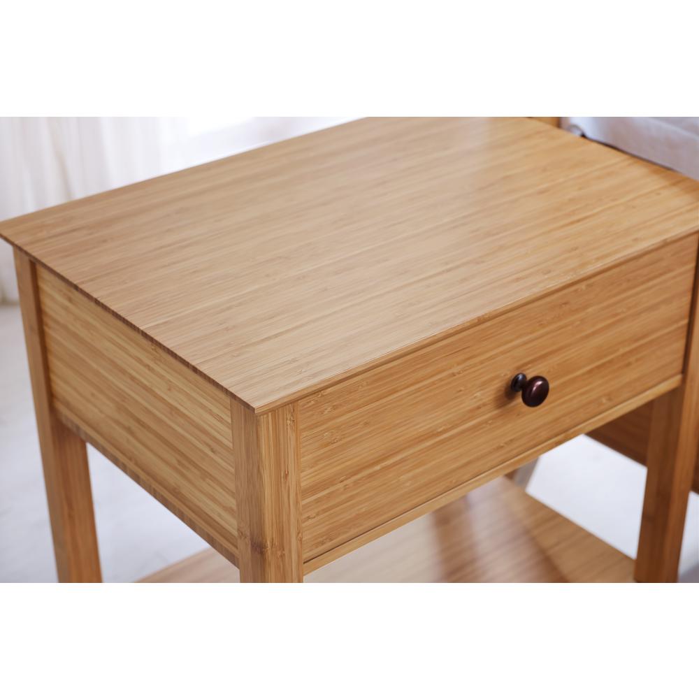 Willow 1 Drawer Nightstand, Caramelized