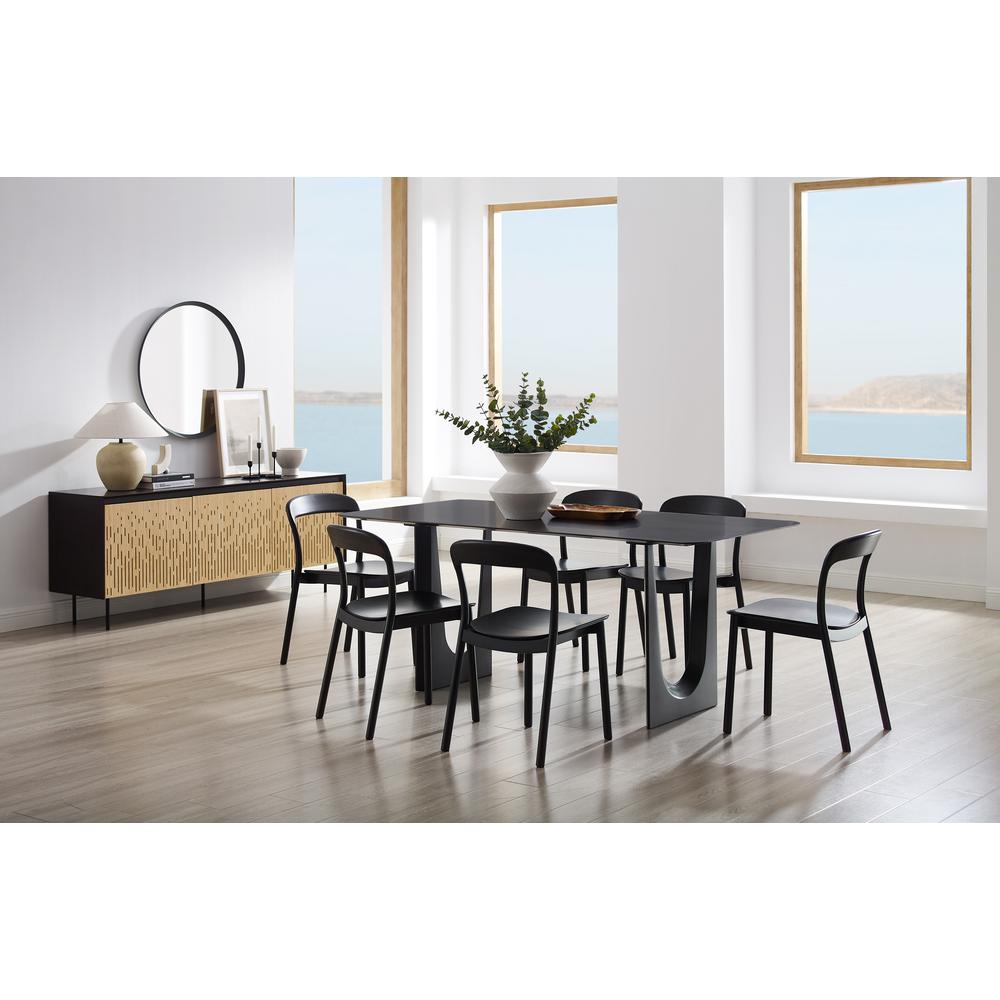 Hanna Sideboard, Caviar/Wheat