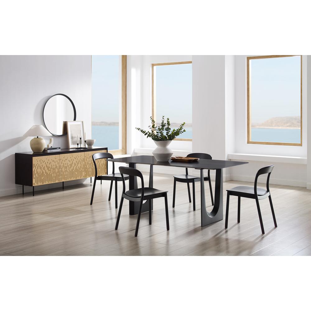 Hanna Sideboard, Caviar/Wheat