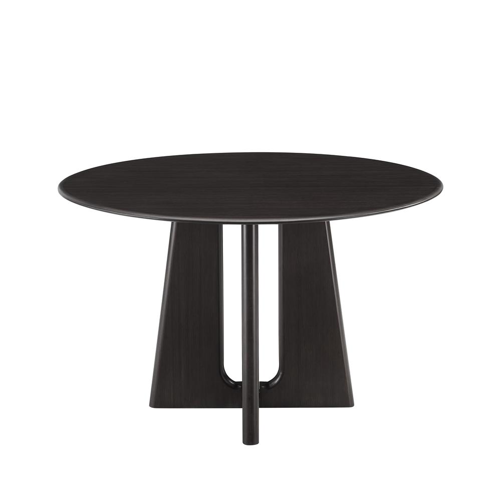 Luna 48” Round Table, Caviar