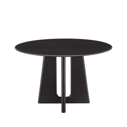Luna 48” Round Table, Caviar