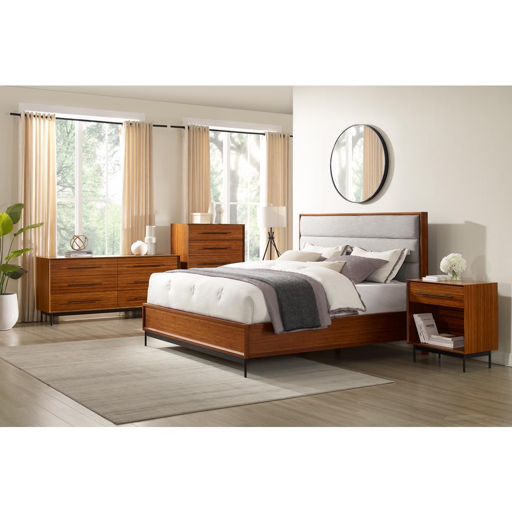 Taylor 28" 1 Drawer Nightstand, Amber