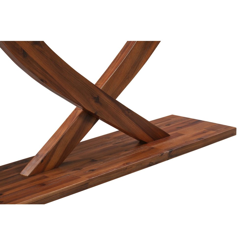 Rasmus Console Table - Chestnut Wire-Brush