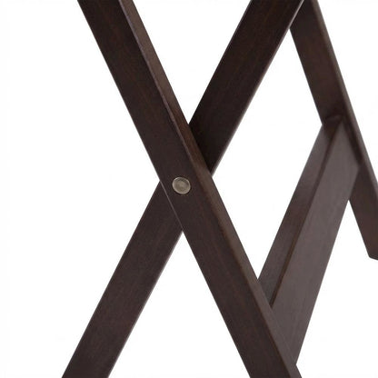 TV Table Set in Walnut Finish with Durable Material and Elegant Design