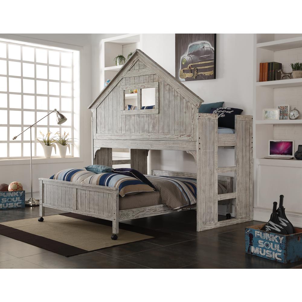 Club House Tall Loft W/Full Caster Bed