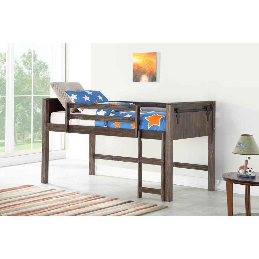Twin Barn Door Low Loft