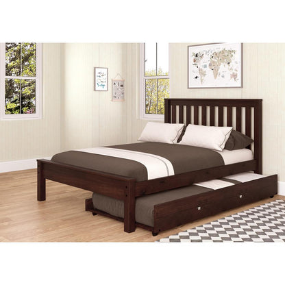 Full Contempo Bed W/Twin Trundle Bed
