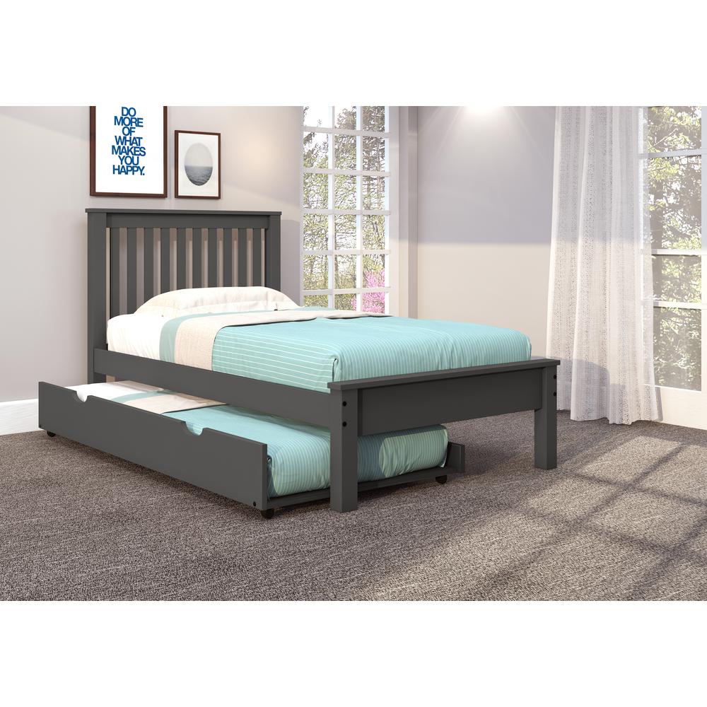 Twin Contempo Bed W/Twin Trundle Bed