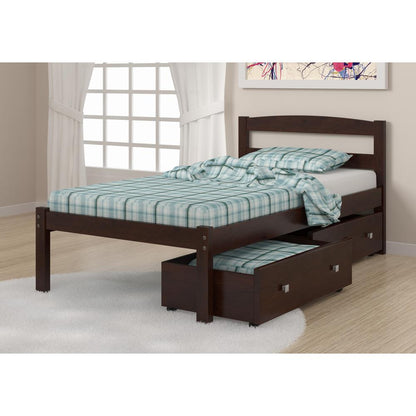 Twin Econo Bed W/Dual Under Bed Drawers