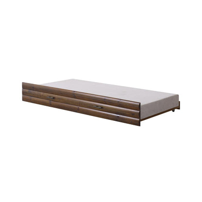 LOG CABIN TRUNDLE RUSTIC WALNUT & RUSTIC SILVER