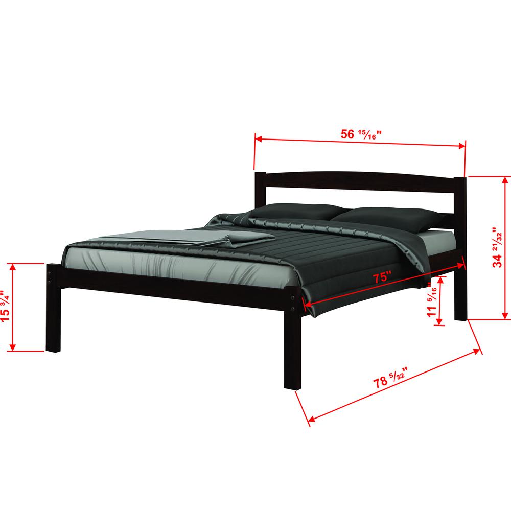 Full Econo Bed W/Dual Under Bed Drawers