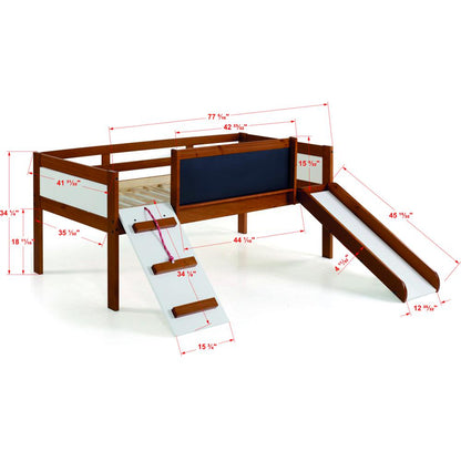 TWIN ART PLAY JUNIOR LOW LOFT ESPRESSO