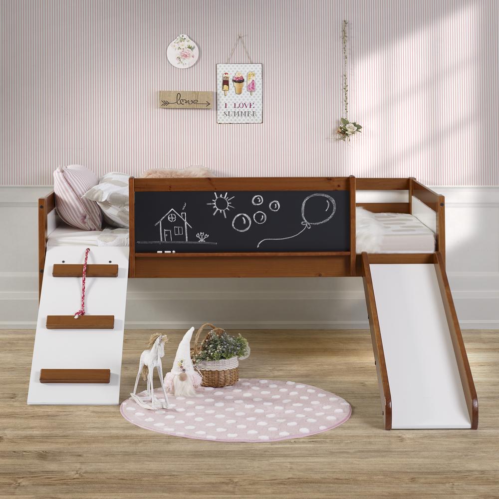 TWIN ART PLAY JUNIOR LOW LOFT ESPRESSO