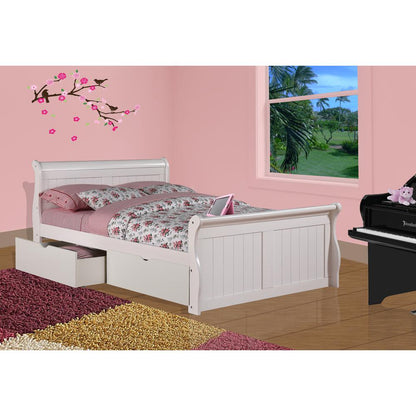Full Sleigh Bed, Drawers Or Trundle Not Included