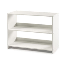 Low Loft Bookcase Shelf White