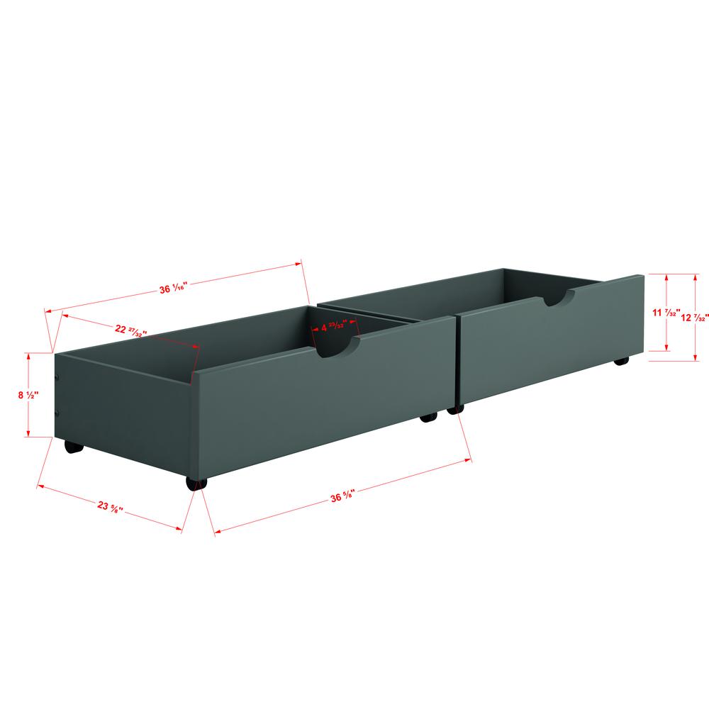 Dual Under Bed Drawers