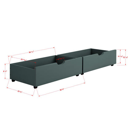 Dual Under Bed Drawers