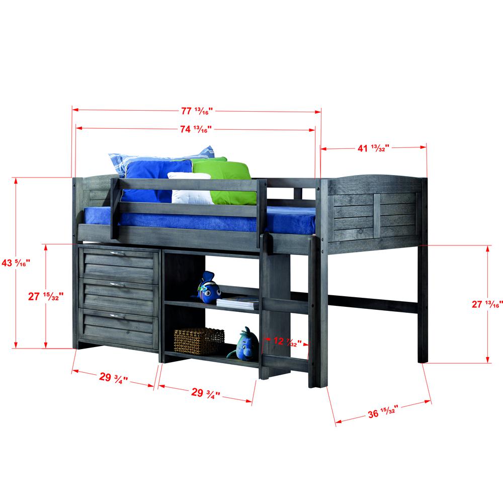 Twin Louver Modular Low Loft-Combo C