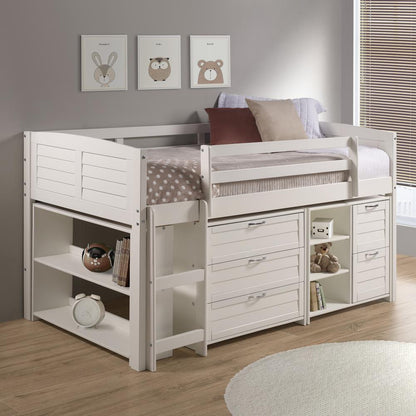 TWIN LOUVER LOW LOFT GROUP A - WHITE