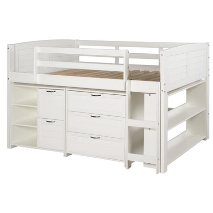 TWIN LOUVER LOW LOFT GROUP A - WHITE