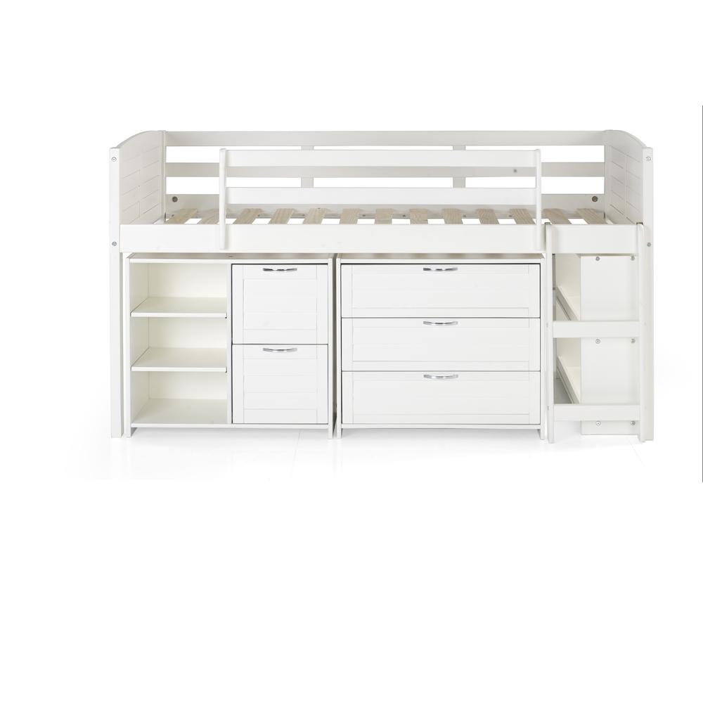 TWIN LOUVER LOW LOFT GROUP A - WHITE