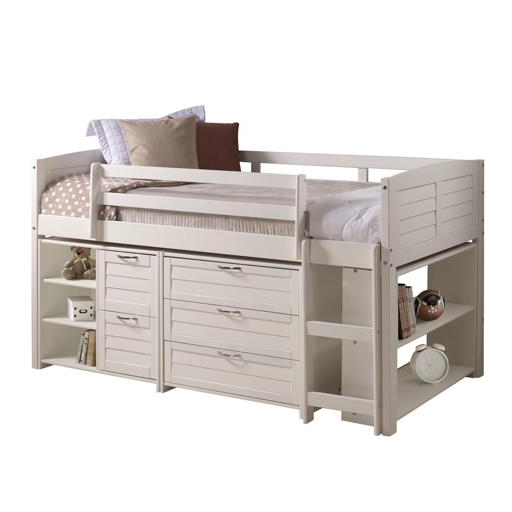 TWIN LOUVER LOW LOFT GROUP A - WHITE