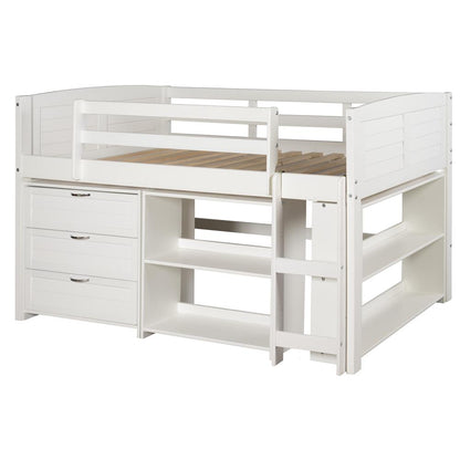 TWIN LOUVER LOW LOFT GROUP B - WHITE
