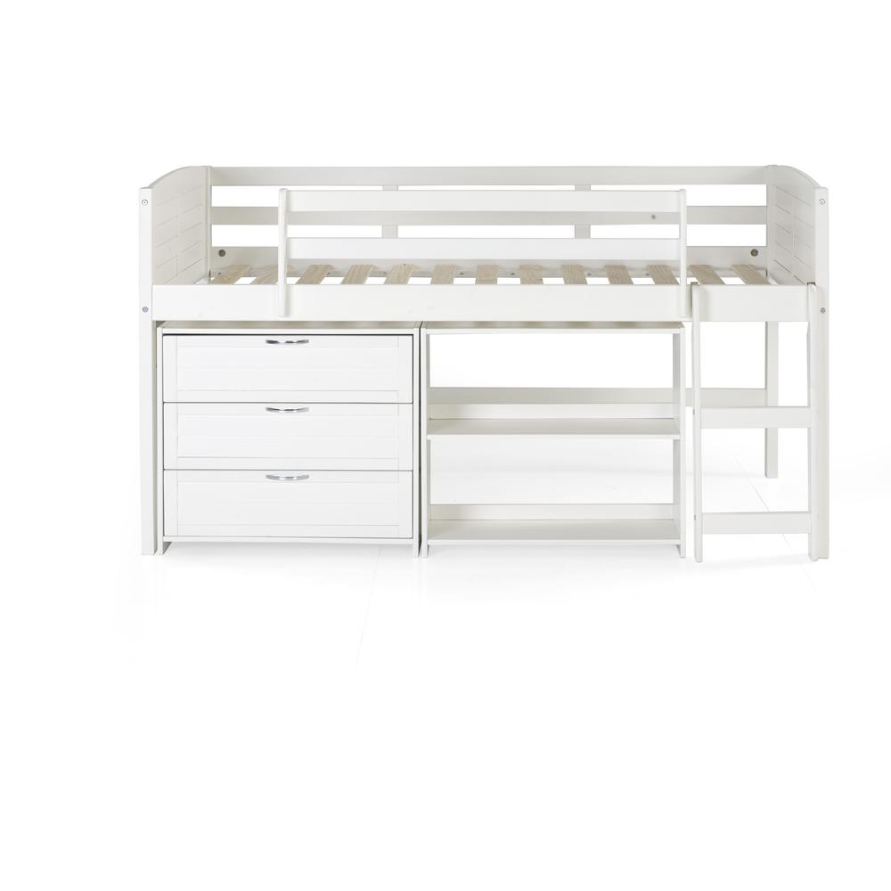 TWIN LOUVER LOW LOFT GROUP C - WHITE