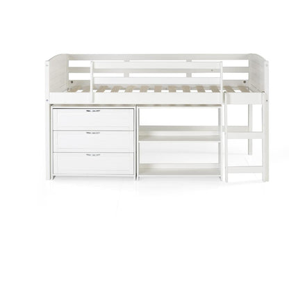 TWIN LOUVER LOW LOFT GROUP C - WHITE