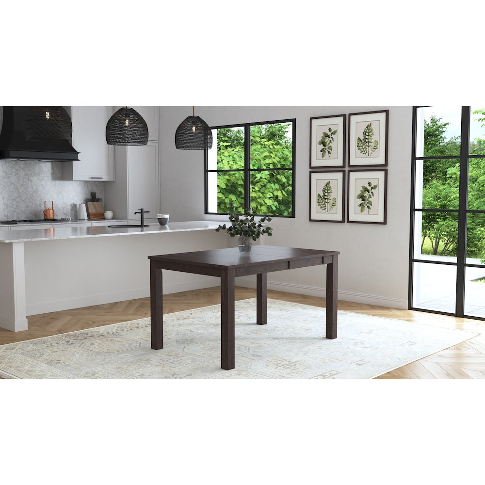 Mariposa 36"-54" Dinette Table, Warm Gray
