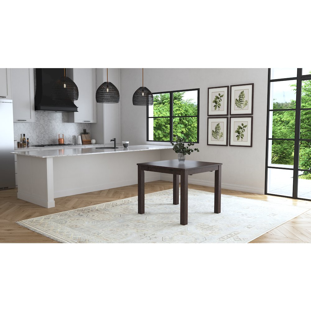 Mariposa 36"-54" Dinette Table, Warm Gray