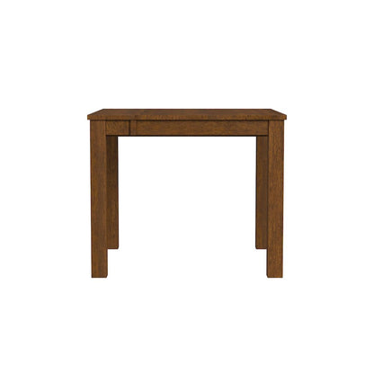 Rustic Whiskey Square Kitchen Table, 36 Inch to 54 Inch Dining Table