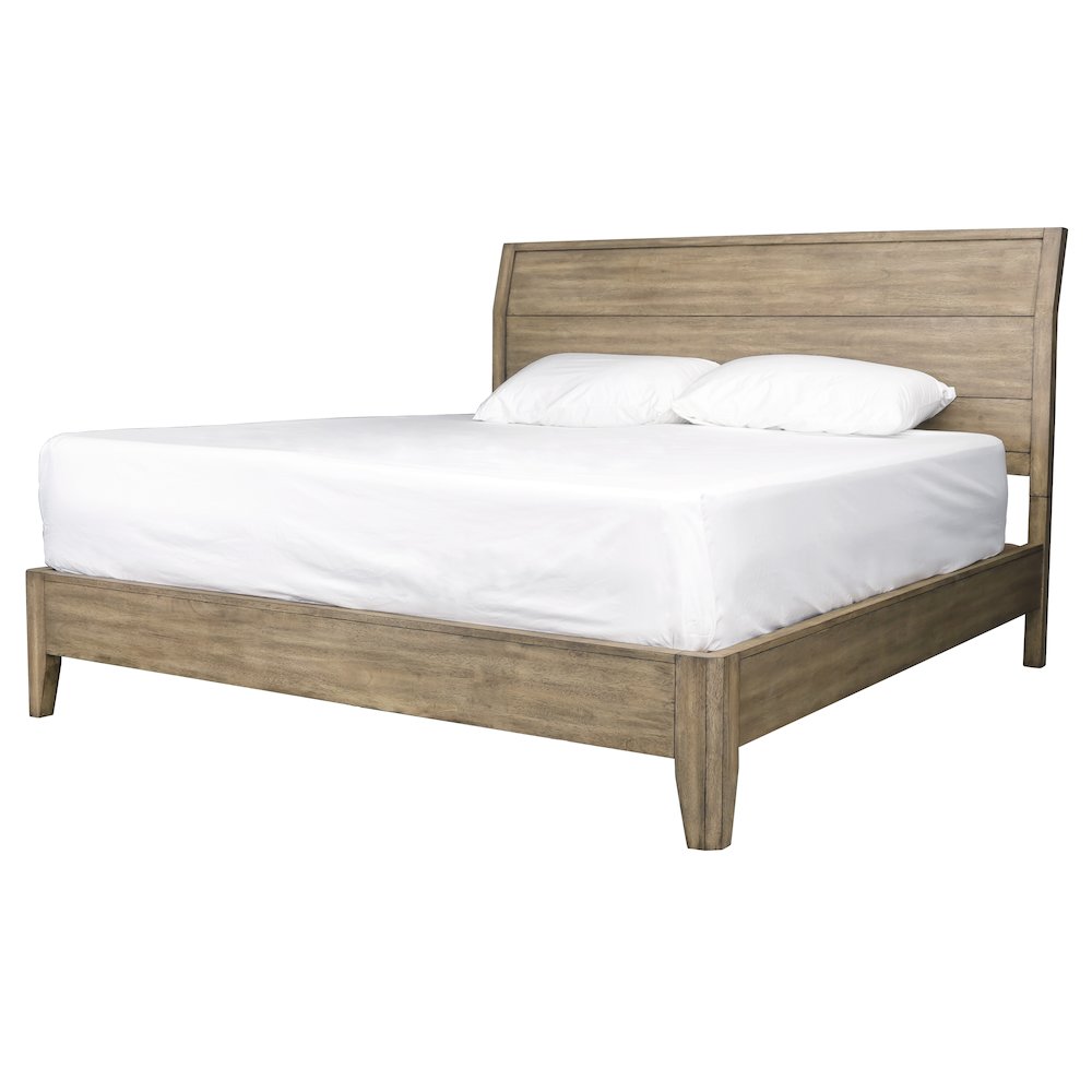 Geo Heights California King Panel Bed, Butterscotch