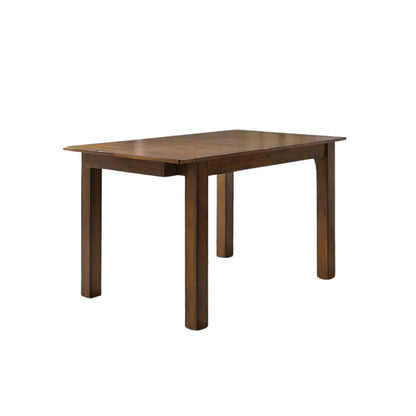 Rustic Whiskey Extendable Dining Table with Leaf, Rustic Dining Table for Eight