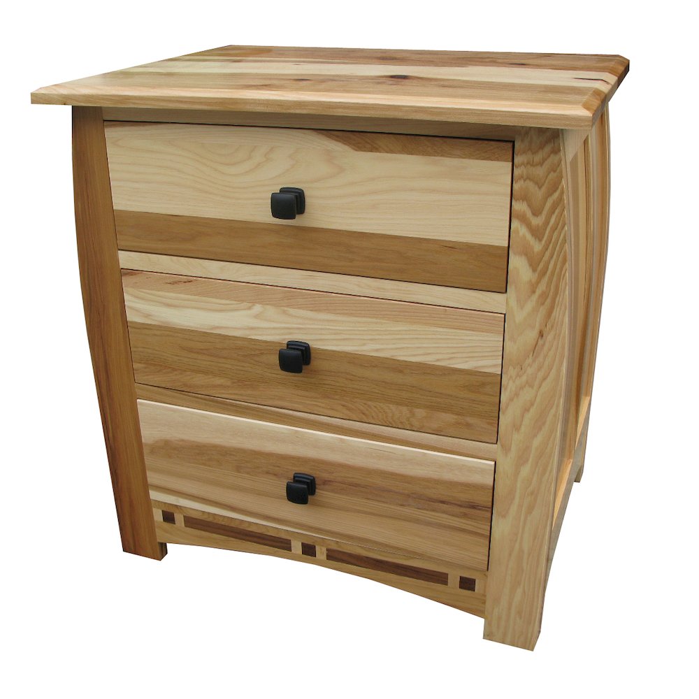Adamstown 3 Drawer Nightstand, Natural